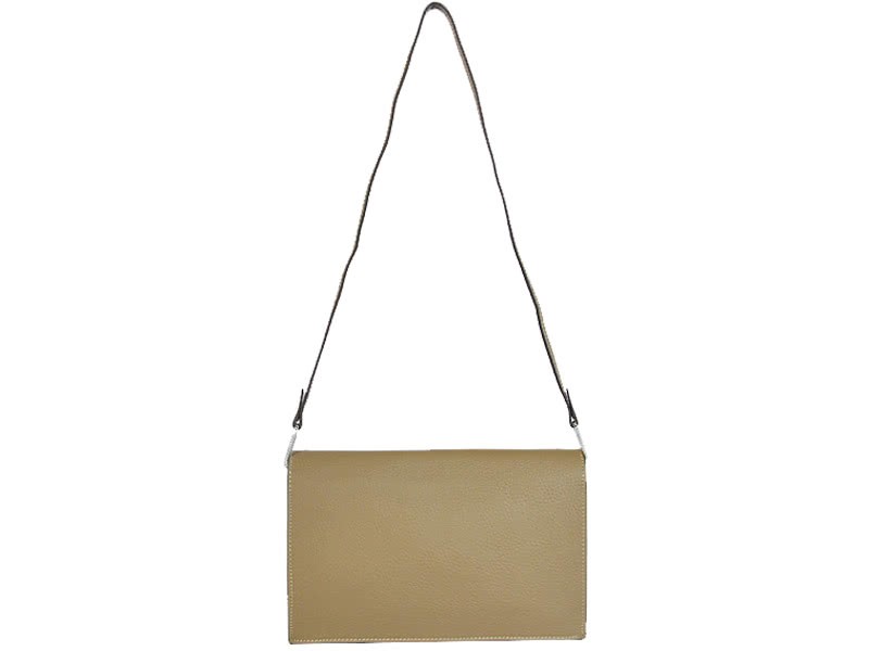 Hermes Pilot Envelope Clutch Grey With Silver Hardware 3