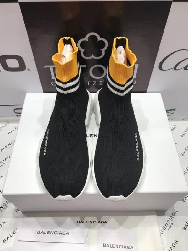 Balenciaga Speed Sock Boots Cross Stripe 8