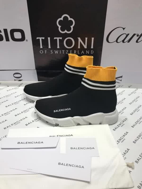 Balenciaga Speed Sock Boots Cross Stripe 5