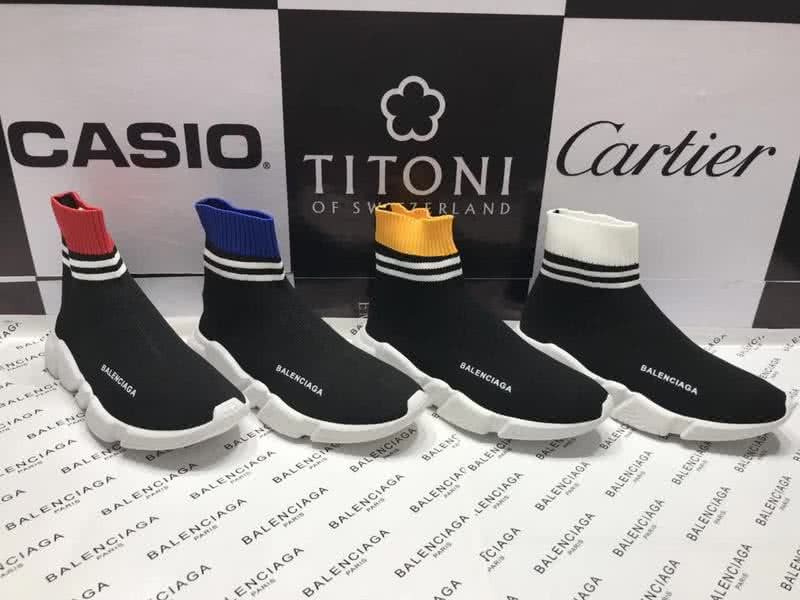 Balenciaga Speed Sock Boots Cross Stripe 1