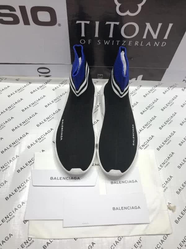 Balenciaga Speed Sock Boots Cross Stripe 9