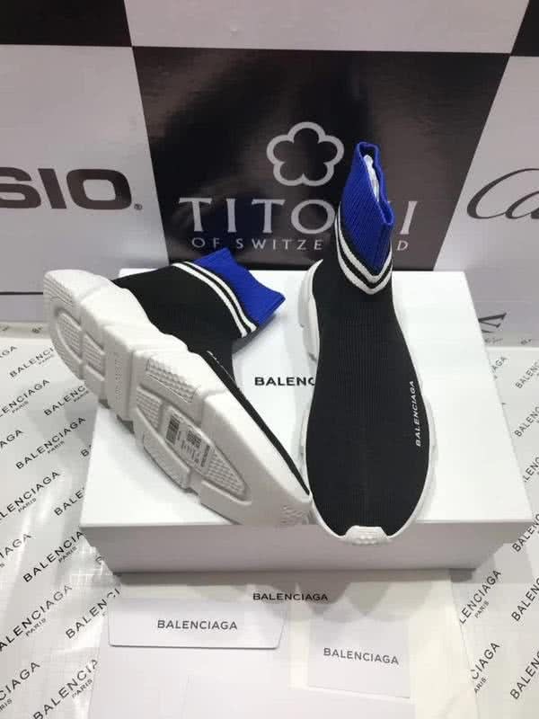 Balenciaga Speed Sock Boots Cross Stripe 14