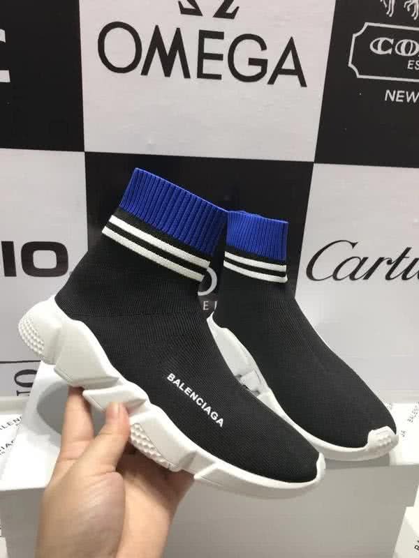 Balenciaga Speed Sock Boots Cross Stripe 13