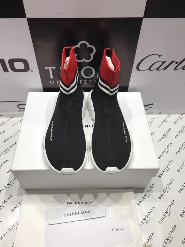 Balenciaga Speed Sock Boots Cross Stripe 16