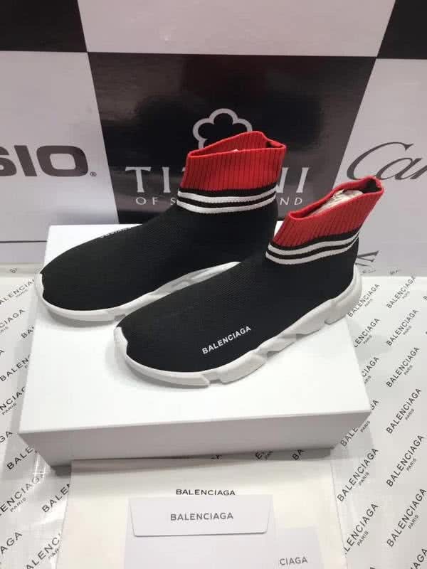 Balenciaga Speed Sock Boots Cross Stripe 19