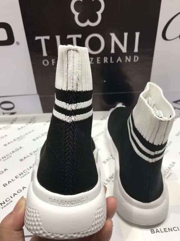Balenciaga Speed Sock Boots Cross Stripe 24