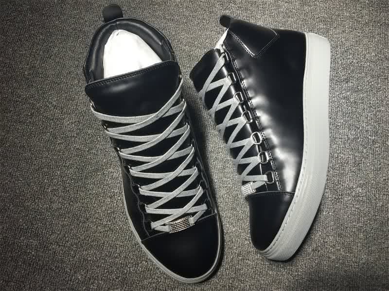 Balenciaga Classic High Top Sneakers Black Grey 3