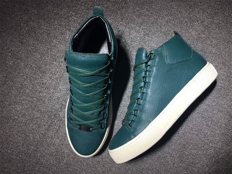 Balenciaga Classic High Top Sneakers Teal 2