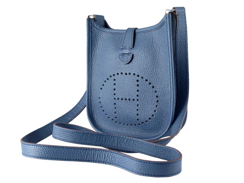 Hermes Evelyne Bag Pm Deep Blue 2