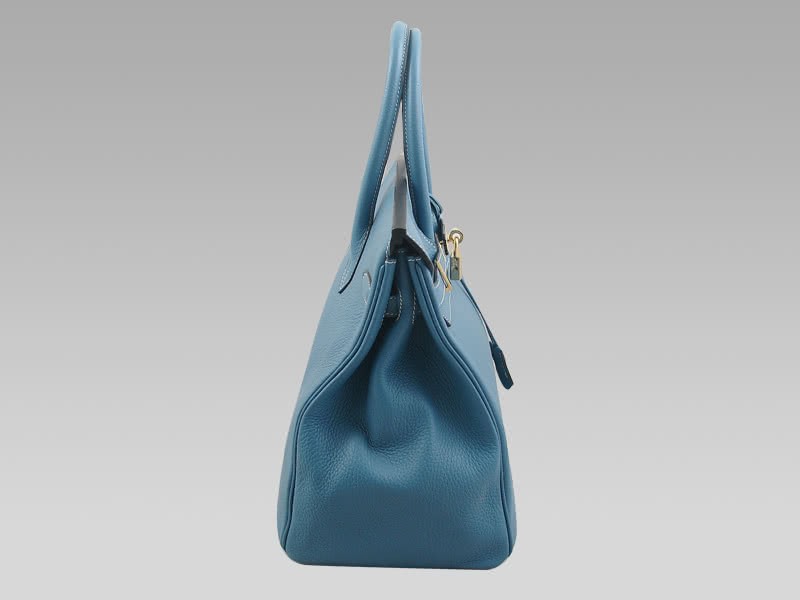 Hermes Birkin 35 Togo Leather Blue 3