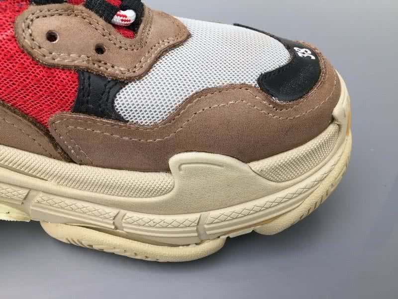 Balenciaga Triple S Brown and Red 2