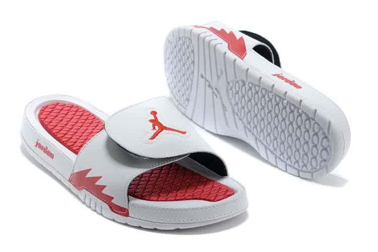 Air Jordan 2 Hydro Slipper Red And White Women 1