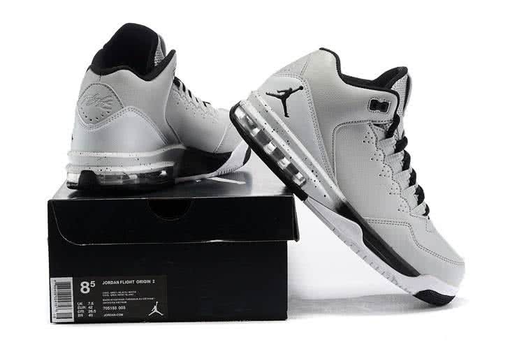 Air Jordan FLIGHT ORIGIN 2 White And Black Men 2