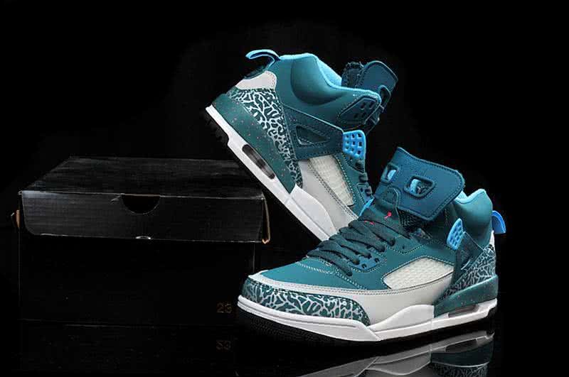 Air Jordan 1 Shoe Blue Grey And White Men 2