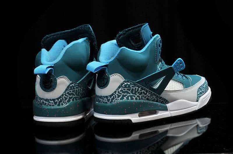 Air Jordan 1 Shoe Blue Grey And White Men 5