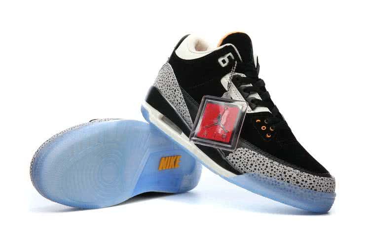 Atmos x Air Jordan3 Black And Bule Men 8
