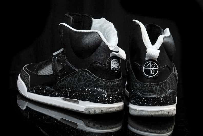 Air Jordan 3 Shoes Black And Grey Women 5