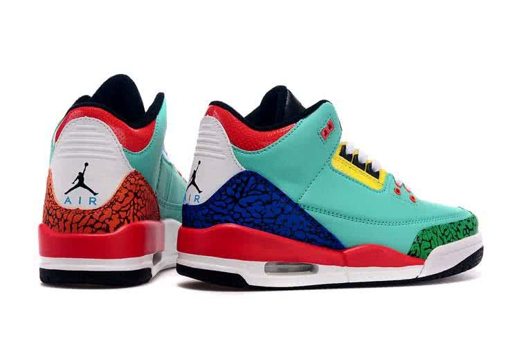 Air Jordan 3 Green Red And White Women 7