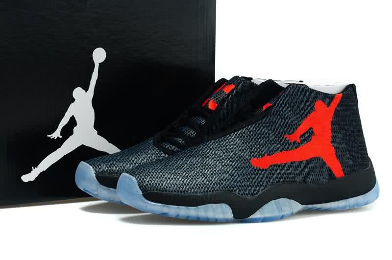 Air Jordan 3 Future Black Grey And Red Men 5