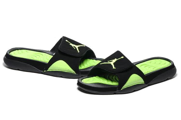 Air Jordan 4 Jordan Slipper Hydro IV Retro Green And Black Men 2