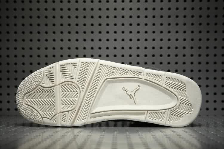 Air Jordan 4 Jordan Shoes White And Grey Men 4