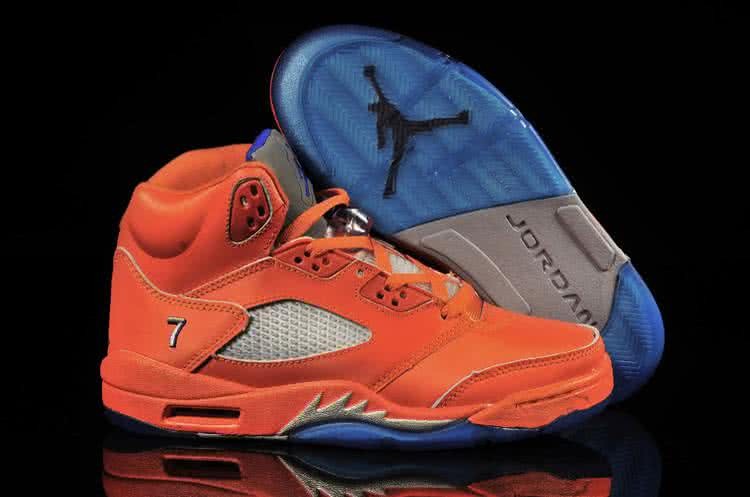 Air Jordan 5 Orange And Red Men 1