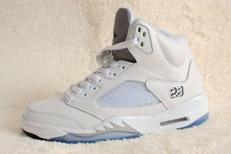 Air Jordan 5 Blue And White Men 3
