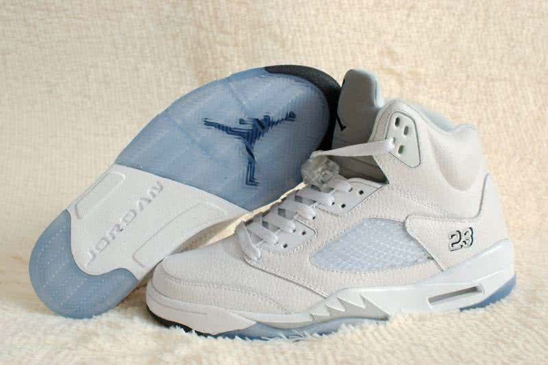 Air Jordan 5 Blue And White Men 1