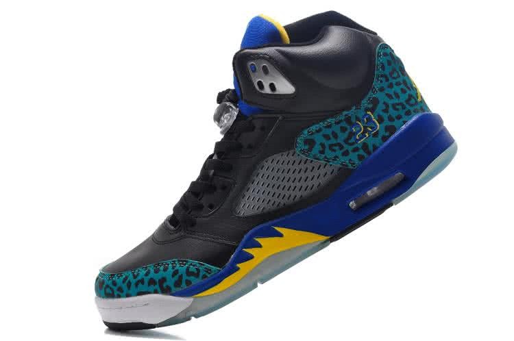 Air Jordan 5 Blue And Grey Men 3