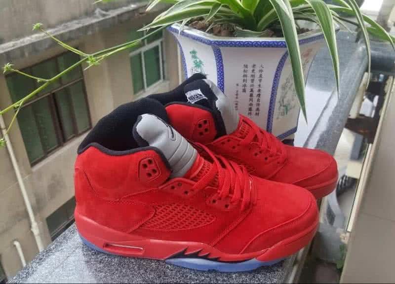 Air Jordan 5 Red Men 4