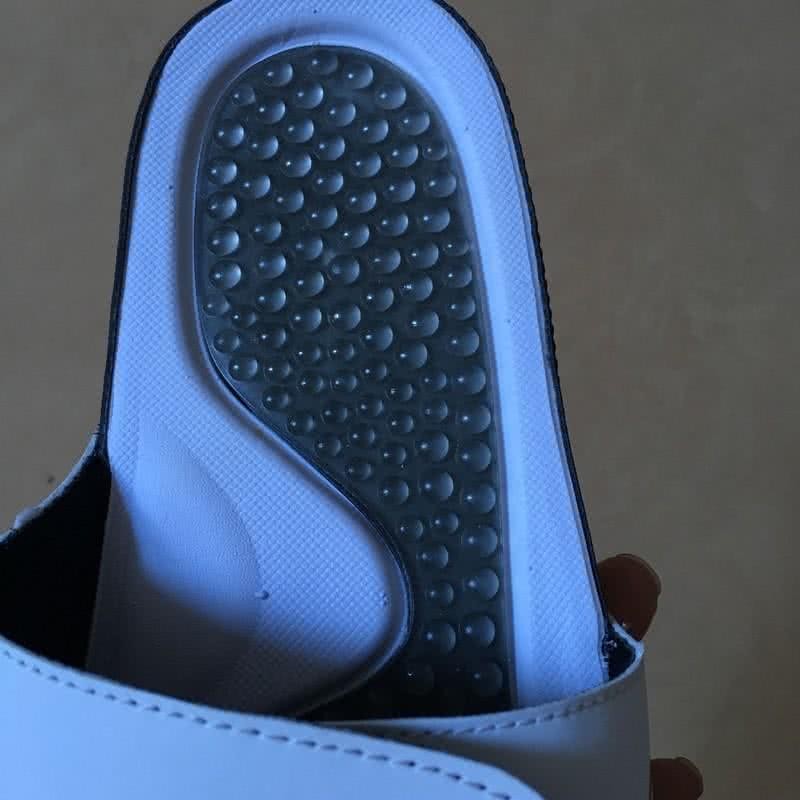 Air Jordan 5 Black And White Slipper Men 2