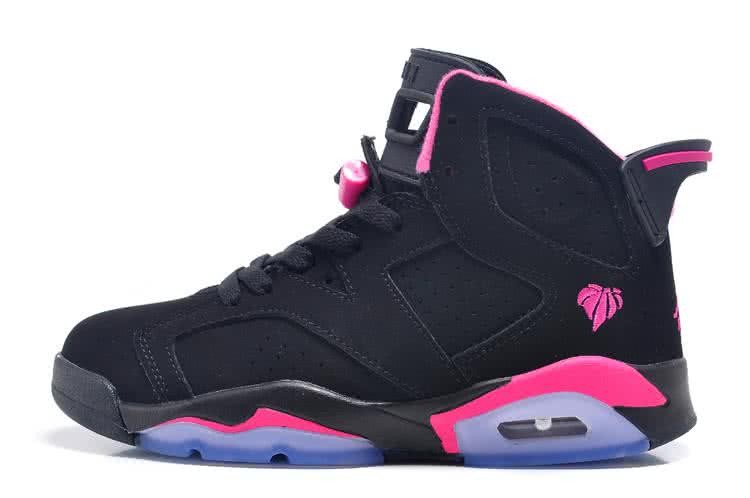 Air Jordan 6 Black And Red Women 2