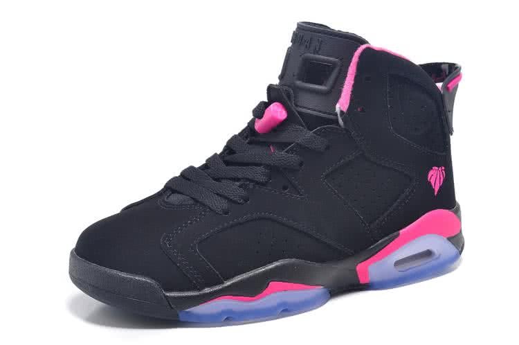 Air Jordan 6 Black And Red Women 3