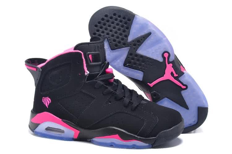 Air Jordan 6 Black And Red Women 1