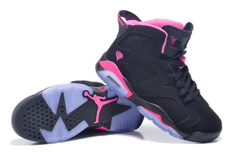 Air Jordan 6 Black And Red Women 5
