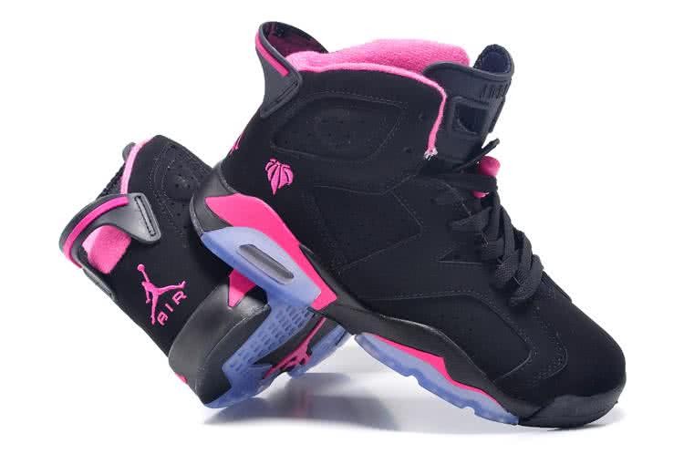 Air Jordan 6 Black And Red Women 6