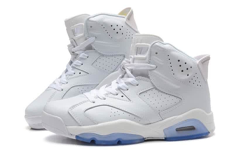 Air Jordan 6 White And Blue Men 4