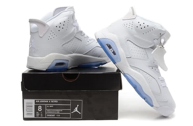 Air Jordan 6 White And Blue Men 6