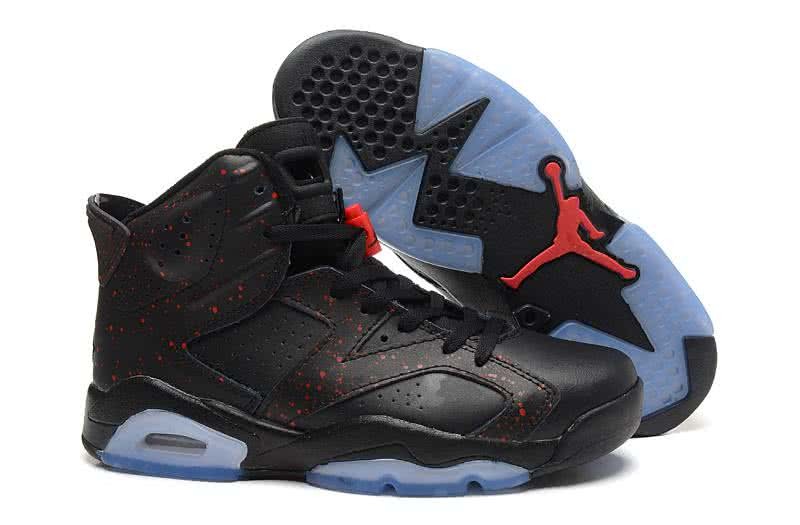 Air Jordan 6 Black And Blue Men 1