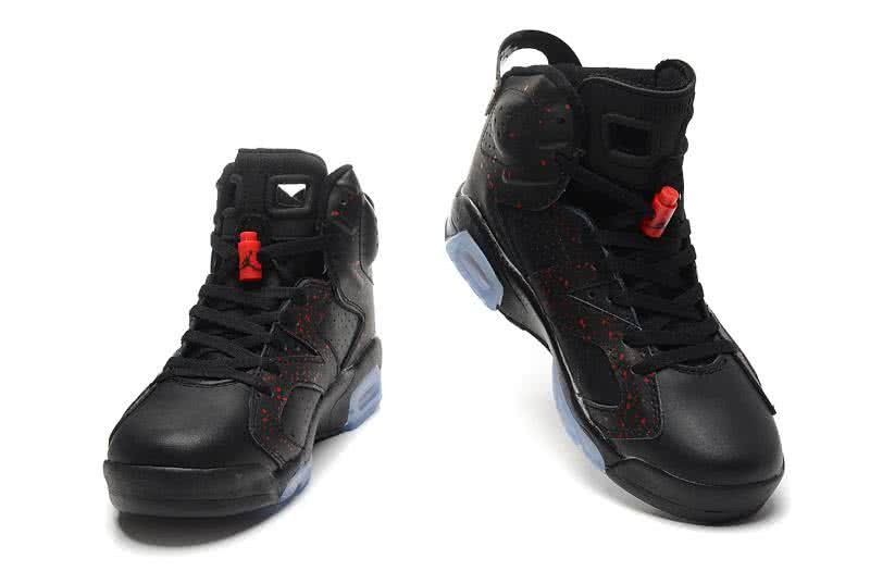 Air Jordan 6 Black And Blue Men 3