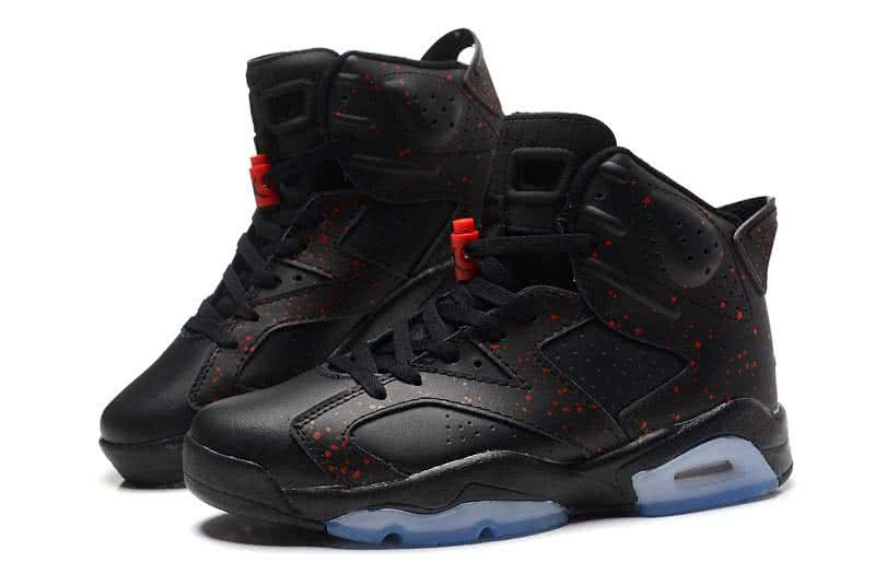 Air Jordan 6 Black And Blue Men 4