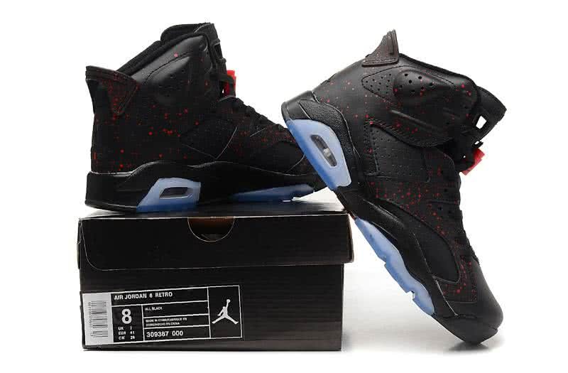 Air Jordan 6 Black And Blue Men 6