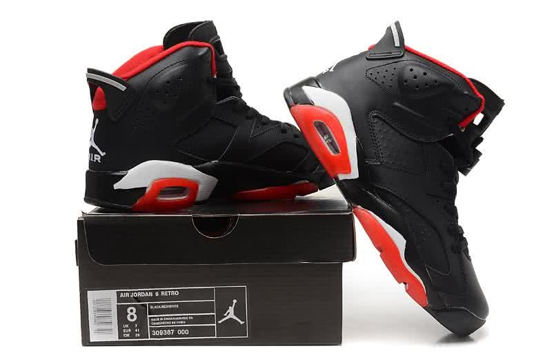 Air Jordan 6 Black And Red Men 6
