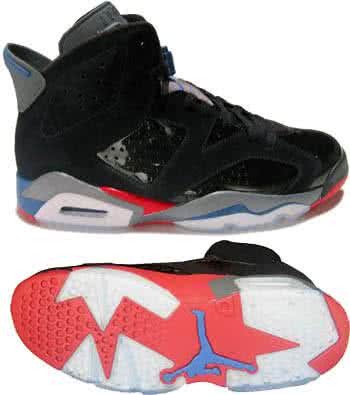 Air Jordan 6 Black And Red Men 1