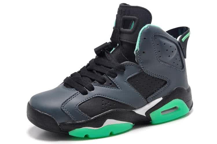 Air Jordan 6 Black And Green Women 5