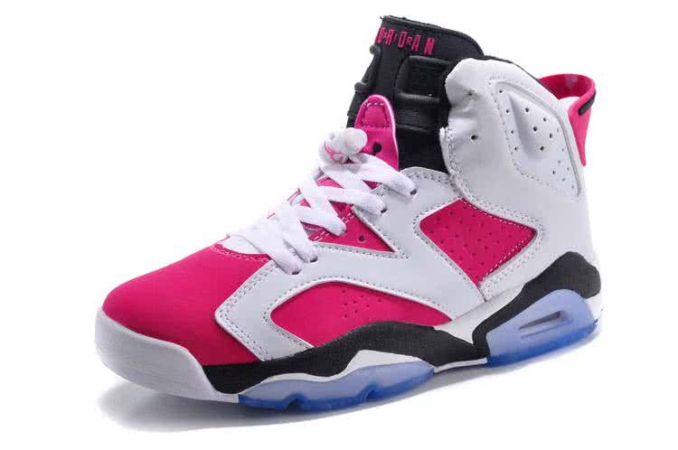 Air Jordan 6 White And Red Women 3