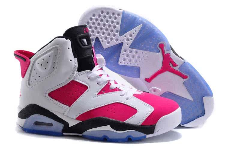 Air Jordan 6 White And Red Women 1
