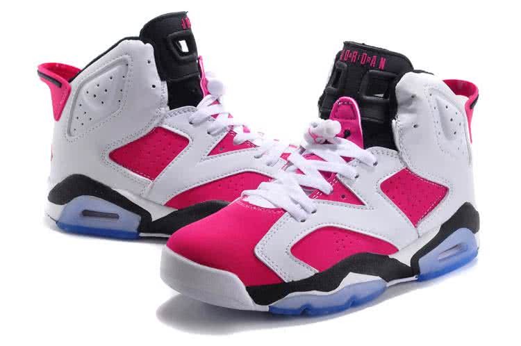 Air Jordan 6 White And Red Women 6