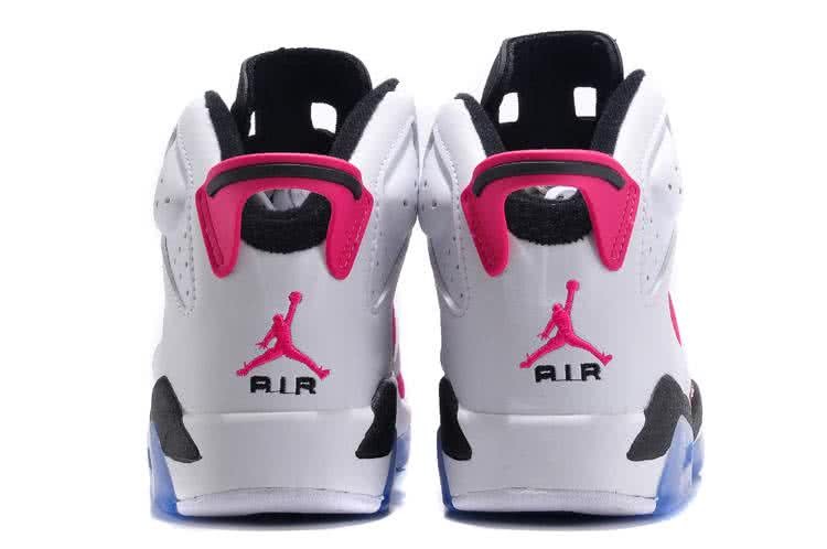 Air Jordan 6 White And Red Women 7