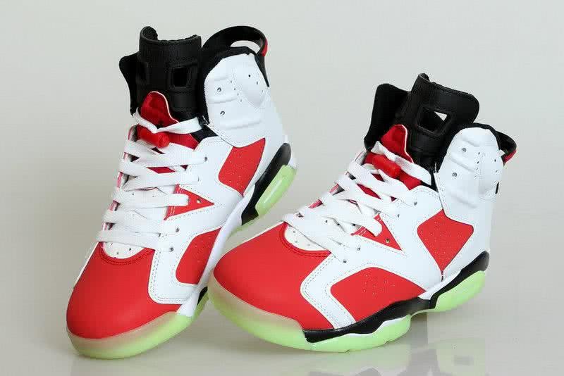 Air Jordan 6 Red And White Men 1
